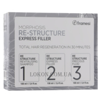 FRAMESI Morphosis Re-Structure Kit - Пробний набір для покращення структури волосся