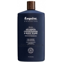 CHI Esquire Grooming The 3-in-1 Shampoo Conditioner & Body Wash - Средство 3 в 1 для волос и тела для мужчин