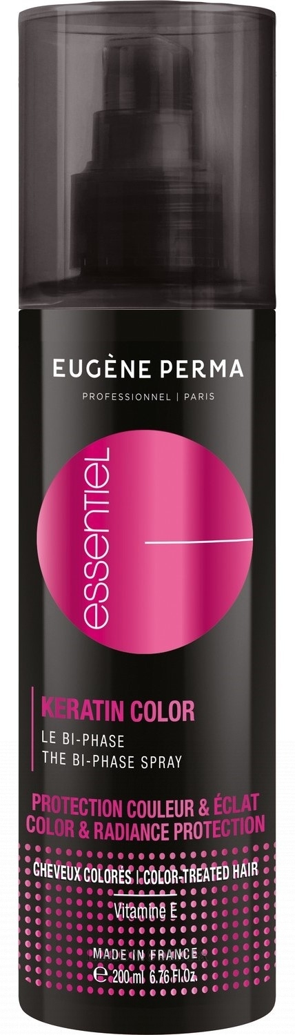 EUGENE PERMA Essentiel Keratin Color Bi Phase Spray - Спрей защитный би-фаз для окрашенных волос