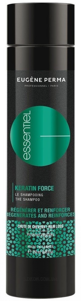 EUGENE PERMA Essentiel Keratin Force Shampoo - Шампунь стимулирующий рост волос
