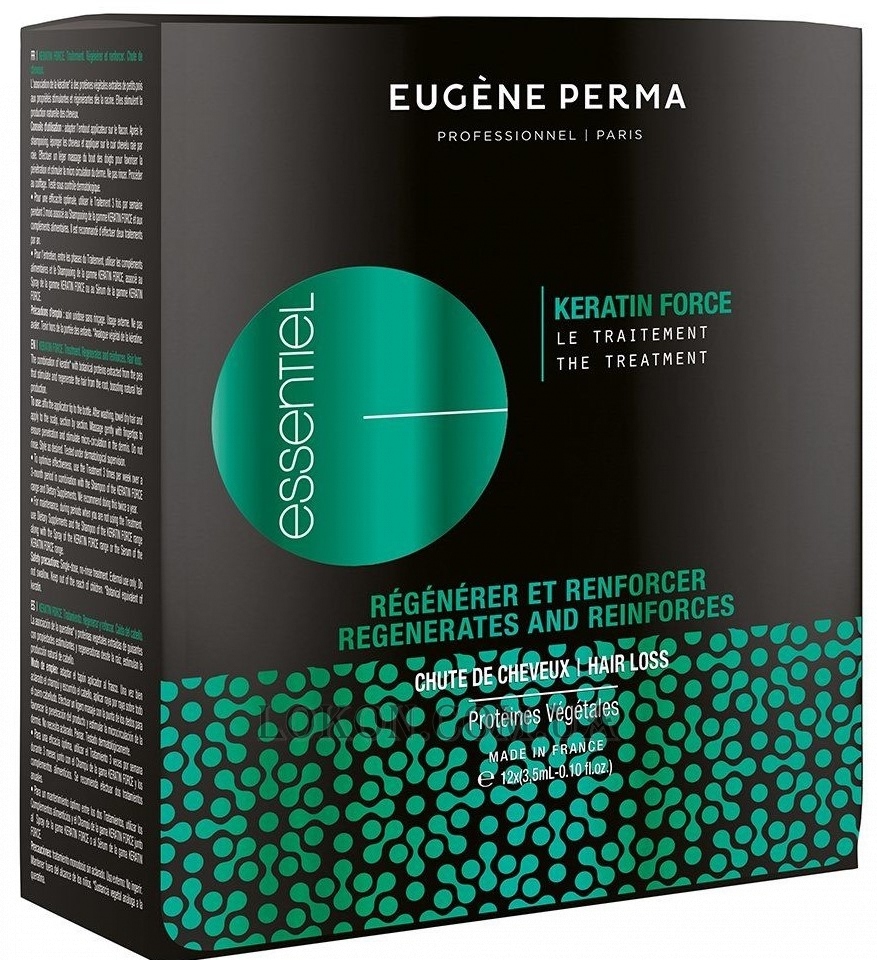 EUGENE PERMA Essentiel Keratin Force treatment - Интенсивная программа против выпадения волос