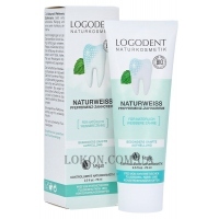 LOGONA Naturweiss Peppermint Toothpaste - Отбеливающая зубная био-паста
