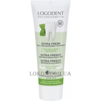 LOGONA Extra Fresh Peppermint Toothpaste - Освежающая зубная био-паста с мятой