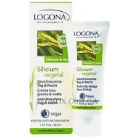 LOGONA Silicium Cream - Біо-крем для обличчя з кремнієм 24 год "Захист для чутливої ​​шкіри"