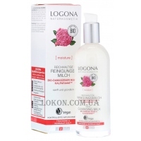 LOGONA Organic Rose Cleansing Milk - Очищуюче молочко для сухої та чутливої ​​шкіри 