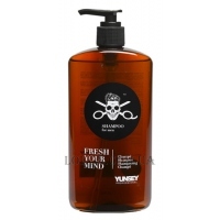 YUNSEY Shampoo For Men - Чоловічий шампунь з екстрактом перцевої м'яти та горіха Коли