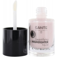 SANTE Beautifying Highlighter Liquid - Рідкий хайлайтер для обличчя "Ніжне сяйво"