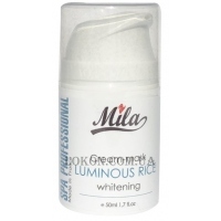 MILA Whitening Cream-Mask Luminous Rice - Освітлююча кремова маска з рисом