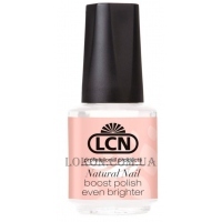 LCN Natural Nail Boost Polish Even Brighter - Осветляющий лак для ногтей