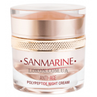 SANMARINE Anti-Age Polypeptide Night Cream - Поліпептидний нічний крем
