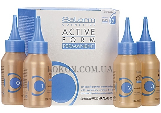 SALERM Active Form Permanent - Состав для химической завивки для нормальных волос