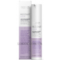 REVLON Restart Color Anti-Brassiness Purple Drops - Сироватка для фарбованого волосся з фіолетовим пігментом