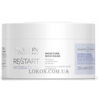 REVLON Restart Hydration Moisture Rich Mask - Маска для увлажнения волос
