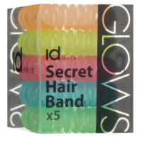 ID HAIR Secret Hair Band Glow - Силиконовые разноцветные резинки для волос