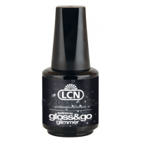 LCN Extreme Gloss&Go Glimmer - Финиш-гель без липкого слоя