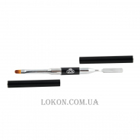 LCN Fusion Gel Double Tool - Інструмент з пензликом та лопаткою для полігеля