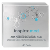 INSPIRA Med AHA Radiant Complexion Pads - Эксфолиирующие диски для ежедневного использования