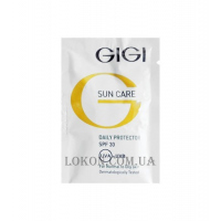 GIGI Sun Care Daily Protector SPF-30 для очищення шкіри - Сонцезахисний крем SPF-30 із захистом ДНК для жирної шкіри (пробник)