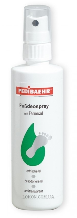 BAEHR Fußdeospray - Дезодорирующий спрей с фарнезолом