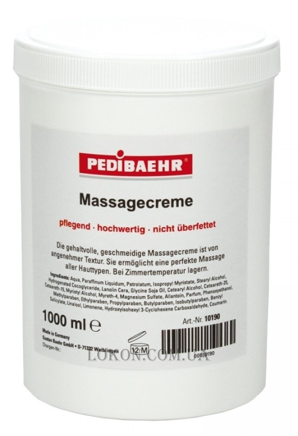 BAEHR Massagecreme - Массажный крем с аллантоином
