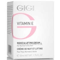 GIGI Vitamin E Night&Lifting Cream - Ночной лифтинг крем ( срок годности до 03/2022г)
