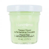 BLANCREME Mousse Mask with Green Tea&Cucumber - Маска-мусс 