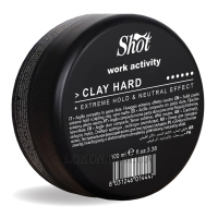 SHOT Work Activity Clay Hard - Паста-тягучка для укладання