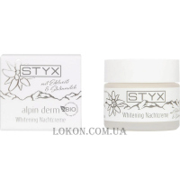 STYX Alpin Derm Whitening Night Cream - Нічний відбіліюючий крем