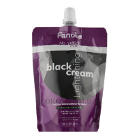 FANOLA No Yellow Black Cream Lightener - Чорний освітлюючий крем з ефектом срібла
