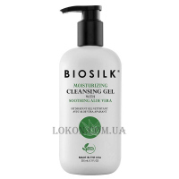 BIOSILK Moisturising Cleansing Gel with Soothing Aloe Vera - Зволожувальний очищувальний гель для рук 