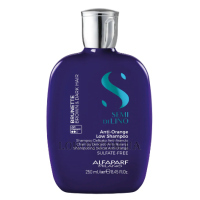 ALFAPARF Semi Di Lino Brunette Anti-Orange Low Shampoo - Шампунь для каштанового та темного волосся