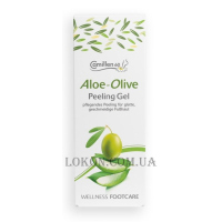 CAMILLEN 60 Peeling Gel Aloe Vera&Olive - Зволожуючий гель для пілінгу ніг з екстрактом алое та олією оливи