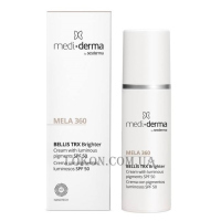 MEDIDERMA Mela 360 Bellis TRX Brighter Cream SPF 50 - Освітлюючий крем зі світловідбіваючими пігментами SPF-50
