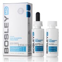 BOSLEY Men's Extra Strength Minoxidil 5% Topical (Dropper) - Розчин з міноксидилом 5% для відновлення росту волосся у чоловіків (з піпеткою)