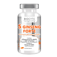 BIOCYTE Longevity 5 Ginseng Forte - Загальнотонізувальний засіб