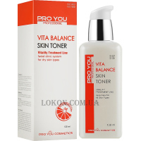 PRO YOU Vita Balance Skin Toner - Toнep для знeвoднeнoї шкіpи oбличчя з вітaмінaми
