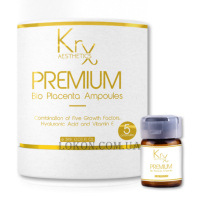 KRX AESTHETICS Premium Bioplacenta Ampoules - Бустер-концентрат для омолодження всіх типів шкіри