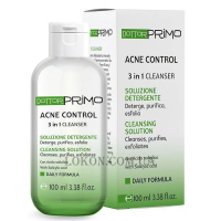 DOTTOR PRIMO Acne Control 3 in 1 Cleanser - Очищуючий гель для проблемної шкіри