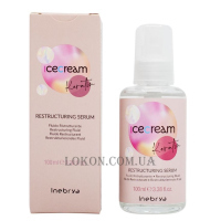 INEBRYA Ice Cream Keratin Restructuring Serum - Сироватка з кератином для відновлення волосся
