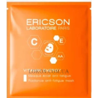 ERICSON LABORATOIRE Vitamin Energy Anti-fatigue Mask - Біоцелюлозна маска для миттєвого пробудження шкіри