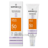 SOPHIESKIN Calm & Protect SPF50 Facial Sunscreen - Заспокоючий захисний крем SPF-50