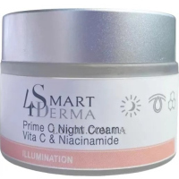 SMART4DERMA Illumination Prime C Night Cream - Супер антиоксидантний нічний крем