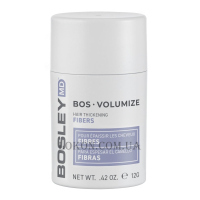 BOSLEY BosVolumize Hair Thickening Fibers - Ущільнюючі кератинові волокна, світло-коричневі