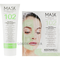 KEENWELL Alginate Mask № 102 - Очищуюча альгінатна маска для жирної шкіри №102