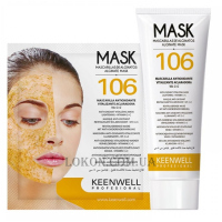 KEENWELL Alginate Mask № 106 - Антиоксидантна відбілююча альгінатна маска з вітаміном С №106