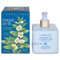 L'ERBOLARIO Foglie di Te Gel Detergente Viso & Mani - Очищуючий гель для обличчя і рук 