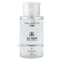 AG SKIN Regular Prebiotic Toner 3-in-1 - Тонік з пребіотиками 3 в 1