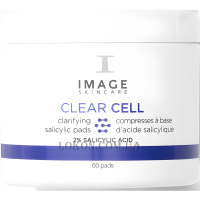 IMAGE Skincare Clear Cell Salicylic Clarifying Pads - Саліцилові диски з антибактеріальною дією
