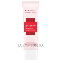 CELL FUSION C Toning Sunscreen 100 SPF50+ - Сонцезахисний крем для зрілої шкіри