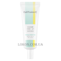 CELL FUSION C Clear Tone-Up Sun Base SPF50+ - Сонцезахисна основа для всіх типів шкіри з почервонінням